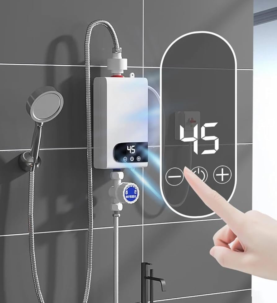 Thermostatic Water Heater Shower and LCD Screen Temp Control RYK 010 - Image 2