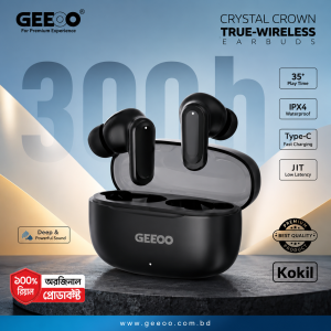 GEEOO Kokil Crystal Crown IPX4 Waterproof Earbuds