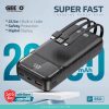 GEEOO P850 20000mAh Fast-Charging Power Bank